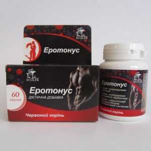 фитопрепарат Эротонус для поддержания физической активности и потенции мужчин