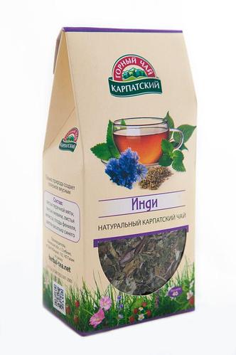 Натуральный карпатский травяной чай ИНДИ для поддержки иммунитета и обмена веществ