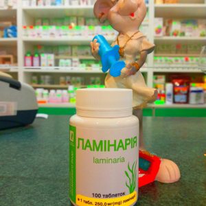 Купити таблетки Ламінарії як джерело природного йоду, засіб профілактики йододефіцитних захворювань, що покращує функцію щитовидної залози