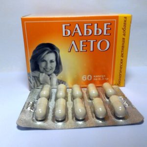 Купити рослинний препарат Бабине літо для нормалізації гормонального стану при клімаксі