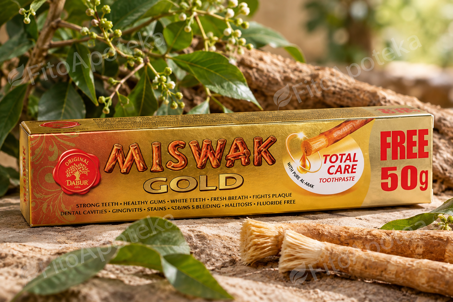 Зубна паста Miswak Gold Total Care Dabur, 170 г