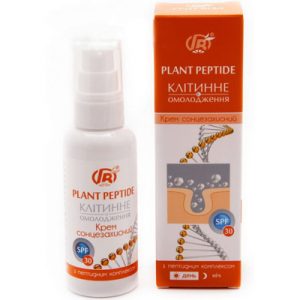 Купуєте денний пептидний крем Plant peptide із захисним фактором спф30 для зрілої шкіри.