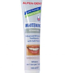 Купуєте зубну пасту від нальоту та зубного каменю, що відбілює альпен дент.