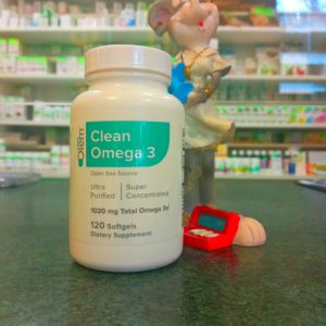 Clean Omega-3 Вміст EPA 52% , DHA 42% Допоможе знизити холестерин, підтримати здоров'я судин, зняти запалення в суглобах