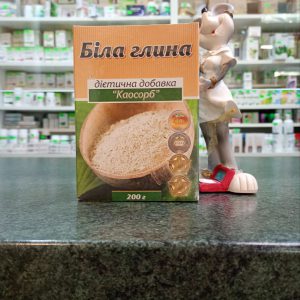Біла харчова глина як сорбент для шкт